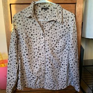 Vintage circles button down